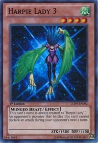 Harpie Lady 3 [LCJW-EN092] Super Rare