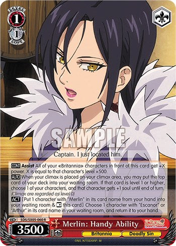 Merlin: Handy Ability (Foil) [The Seven Deadly Sins: Revival of The Commandments]