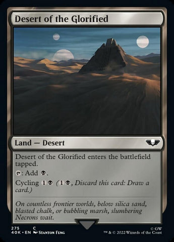 Desert of the Glorified (Surge Foil) [Warhammer 40,000]