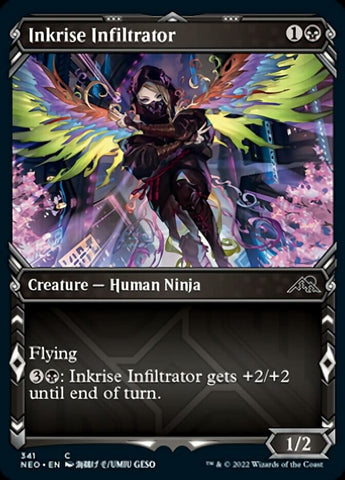 Inkrise Infiltrator (Showcase Ninja) [Kamigawa: Neon Dynasty]