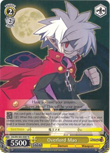 Overlord Mao (DG/EN-S03-E007 R) [Disgaea]