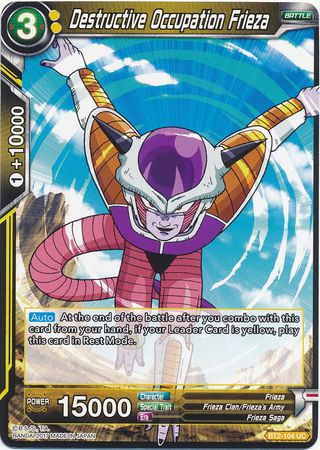 Destructive Occupation Frieza [BT2-104]