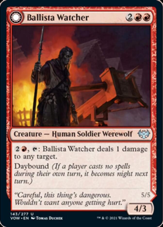 Ballista Watcher // Ballista Wielder [Innistrad: Crimson Vow]