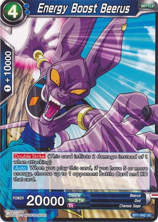 Energy Boost Beerus [BT1-042]
