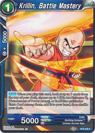 Krillin, Battle Mastery [BT9-028]
