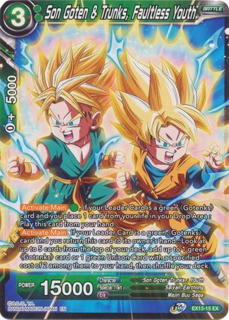 Son Goten & Trunks, Faultless Youth [EX13-15]