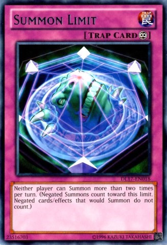 Summon Limit (Purple) [DL17-EN018] Rare
