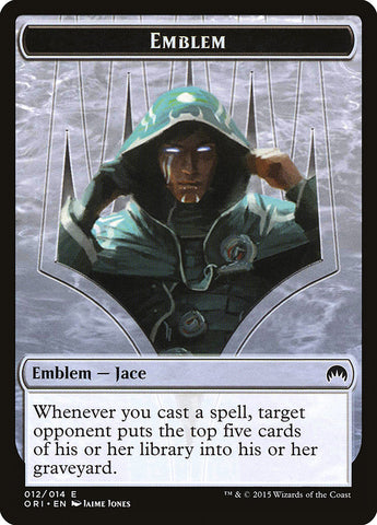 Jace, Telepath Unbound Emblem [Magic Origins Tokens]