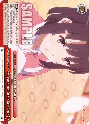 Restart and Start a New Game [Saekano How to Raise a Boring Girlfriend. flat]