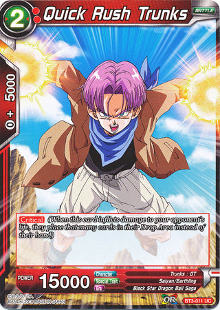Quick Rush Trunks [BT3-011]