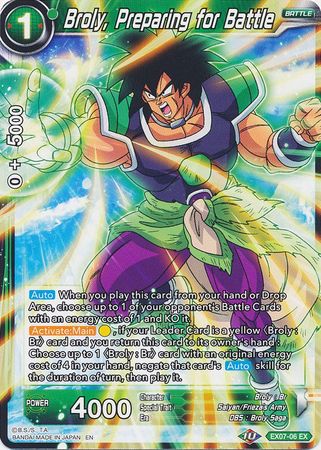 Broly, Preparing for Battle [EX07-06]
