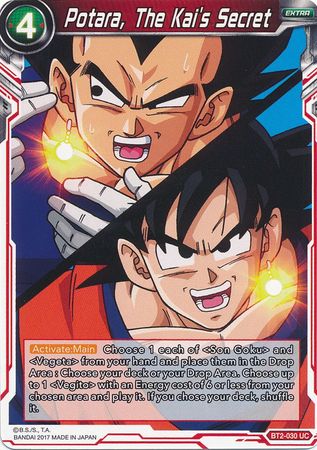 Potara, The Kai's Secret [BT2-030]