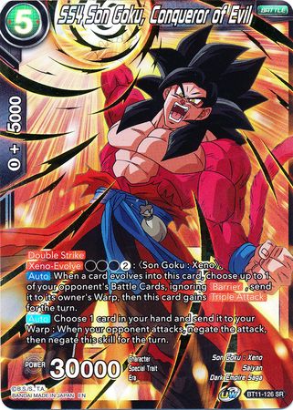 SS4 Son Goku, Conqueror of Evil [BT11-126]