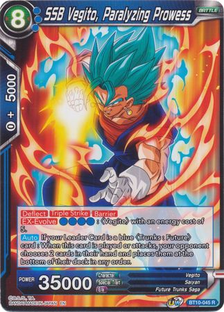 SSB Vegito, Paralyzing Prowess [BT10-045]