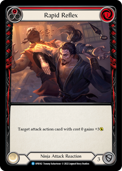 Rapid Reflex (Red) [UPR162] (Uprising)  Rainbow Foil