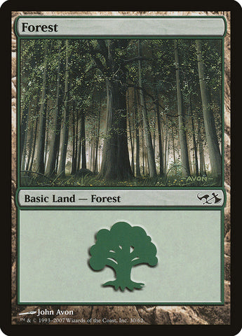 Forest (30) [Duel Decks: Elves vs. Goblins]