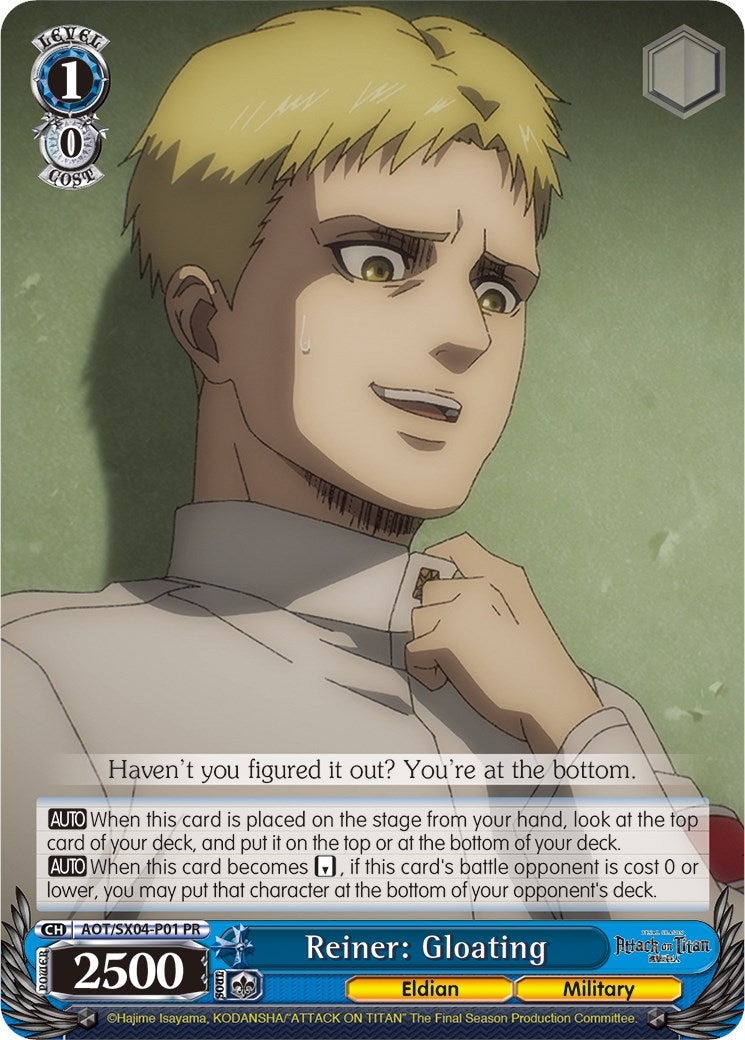 Reiner: Gloating (Foil) [Attack On Titan: Final Season]