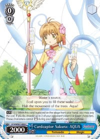Cardcaptor Sakura: AQUA (CCS/WX01-089 C) [Cardcaptor Sakura: Clear Card]