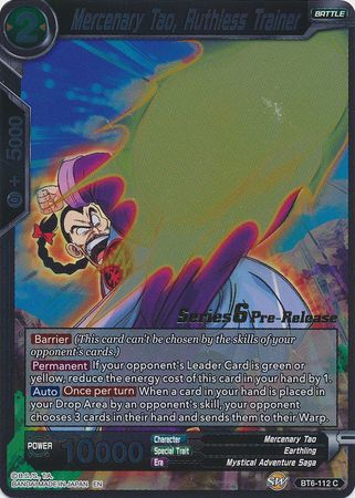 Mercenary Tao, Ruthless Trainer [BT6-112_PR]