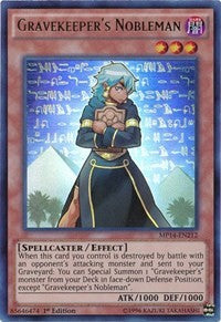Gravekeeper's Nobleman [MP14-EN212] Ultra Rare