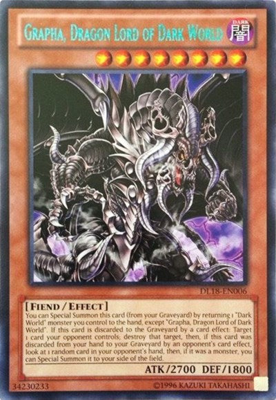 Grapha, Dragon Lord of Dark World (Green) [DL18-EN006] Rare