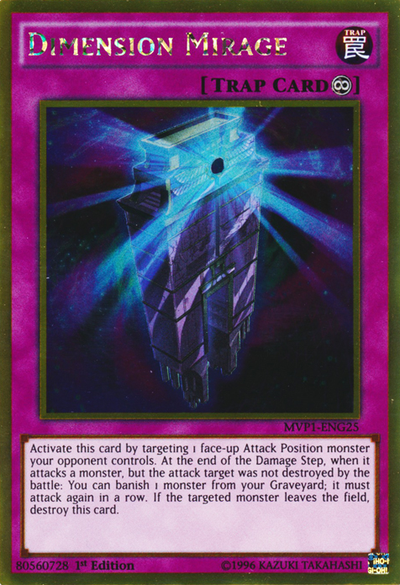 Dimension Mirage [MVP1-ENG25] Gold Rare