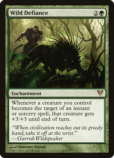 Wild Defiance [Avacyn Restored]