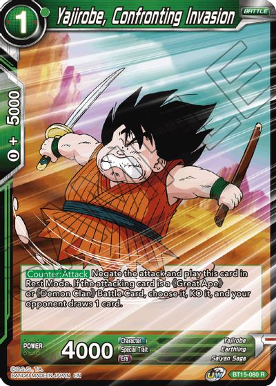 Yajirobe, Confronting Invasion [BT15-080]
