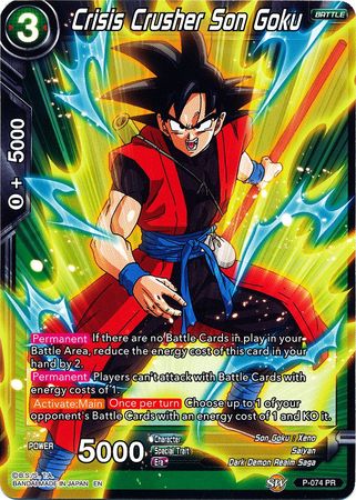 Crisis Crusher Son Goku (Alternate Art) [P-074]