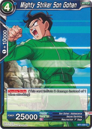 Mighty Striker Son Gohan [BT1-034]