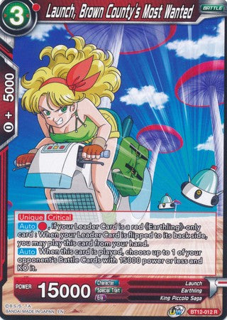 Launch, Brown County's Most Wanted [BT12-012]
