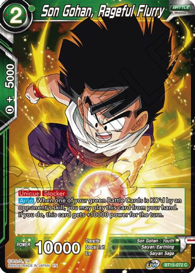 Son Gohan, Rageful Fury [BT15-072]