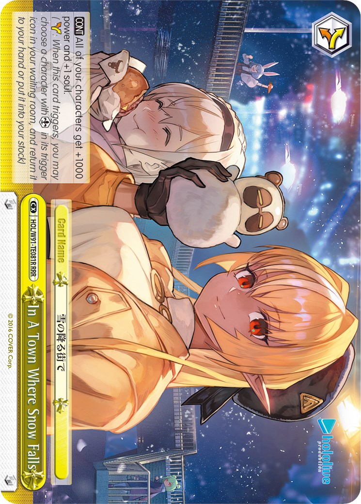 In A Town Where Snow Falls (HOL/W91-TE081R RRR) [hololive production]