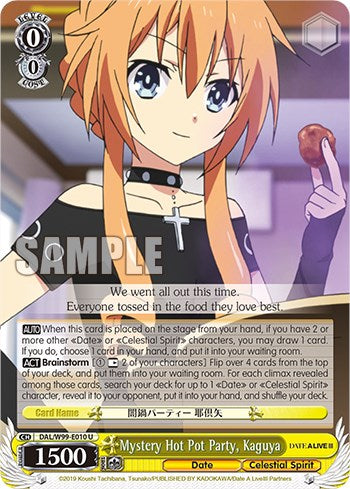 Mystery Hot Pot Party, Kaguya [Date A Live Vol.2]