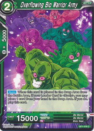 Overflowing Bio Warrior Army [BT1-078]