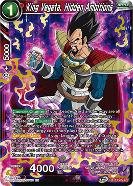 King Vegeta, Hidden Ambitions [BT13-020]
