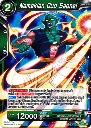 Namekian Duo Saonel [BT4-057]