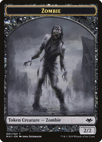 Angel (002) // Zombie (007) Double-Sided Token [Modern Horizons Tokens]