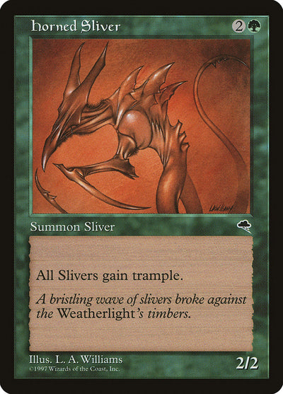 Horned Sliver [Tempest]