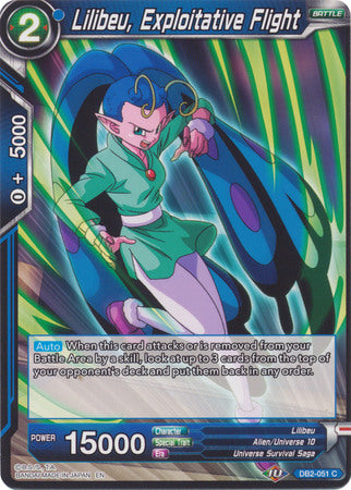 Lilibeu, Exploitative Flight [DB2-051]