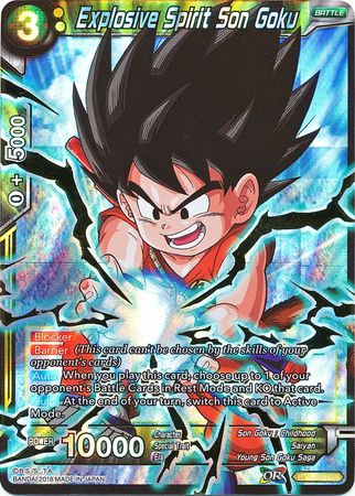 Explosive Spirit Son Goku [BT3-088]