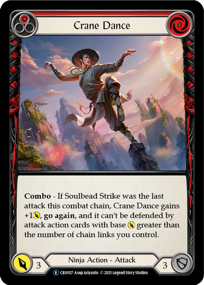 Crane Dance (Red) [U-CRU057] (Crucible of War Unlimited)  Unlimited Normal