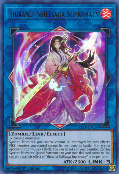 Shiranui Skillsaga Supremacy [SAST-EN054] Ultra Rare