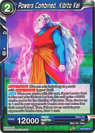 Powers Combined, Kibito Kai [BT3-043]