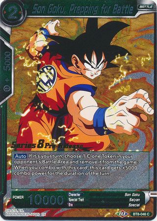 Son Goku, Prepping for Battle [BT8-046_PR]