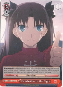 Conclusion to the Fight (FS/S36-E068 U) [Fate/Stay Night [Unlimited Blade Works] Vol. II]