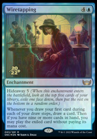 Wiretapping [Streets of New Capenna Prerelease Promos]