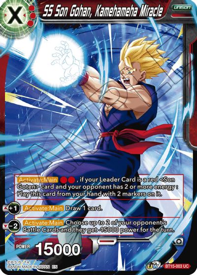 SS Son Gohan, Kamehameha Miracle [BT15-003]