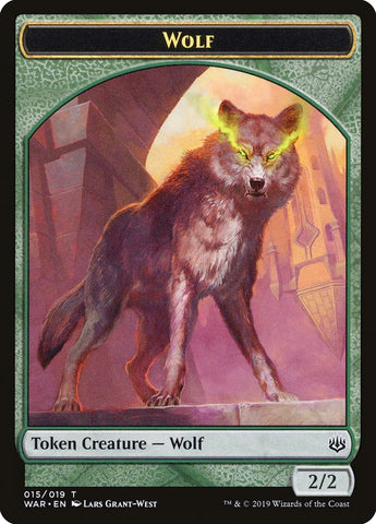 Wolf Token [War of the Spark Tokens]