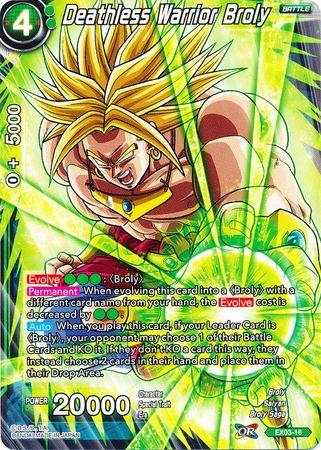 Deathless Warrior Broly [EX03-16]